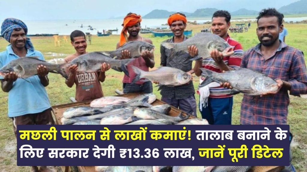 मछली पालन से कमाएं लाखों! तालाब बनाने के लिए सरकार दे रही ₹13.36 लाख तक की मदद, जानें किन्हें मिलेगा फायदा 1 मछली पालन से कमाएं लाखों! तालाब बनाने के लिए सरकार दे रही ₹13.36 लाख तक की मदद, जानें किन्हें मिलेगा फायदा