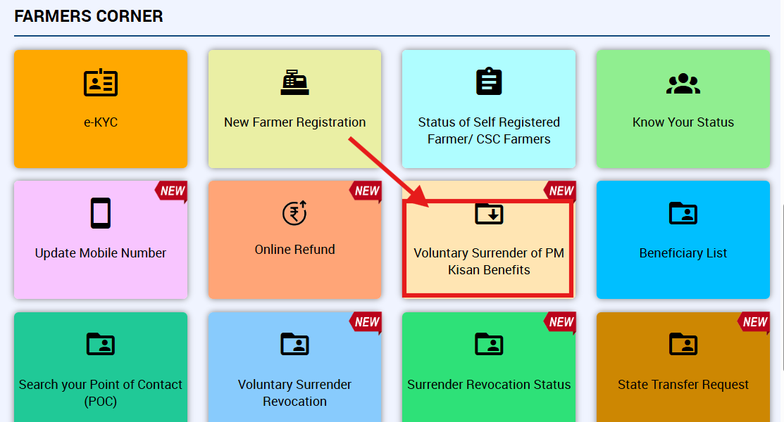 What is the process for removing name from PM Kisan Yojana?
